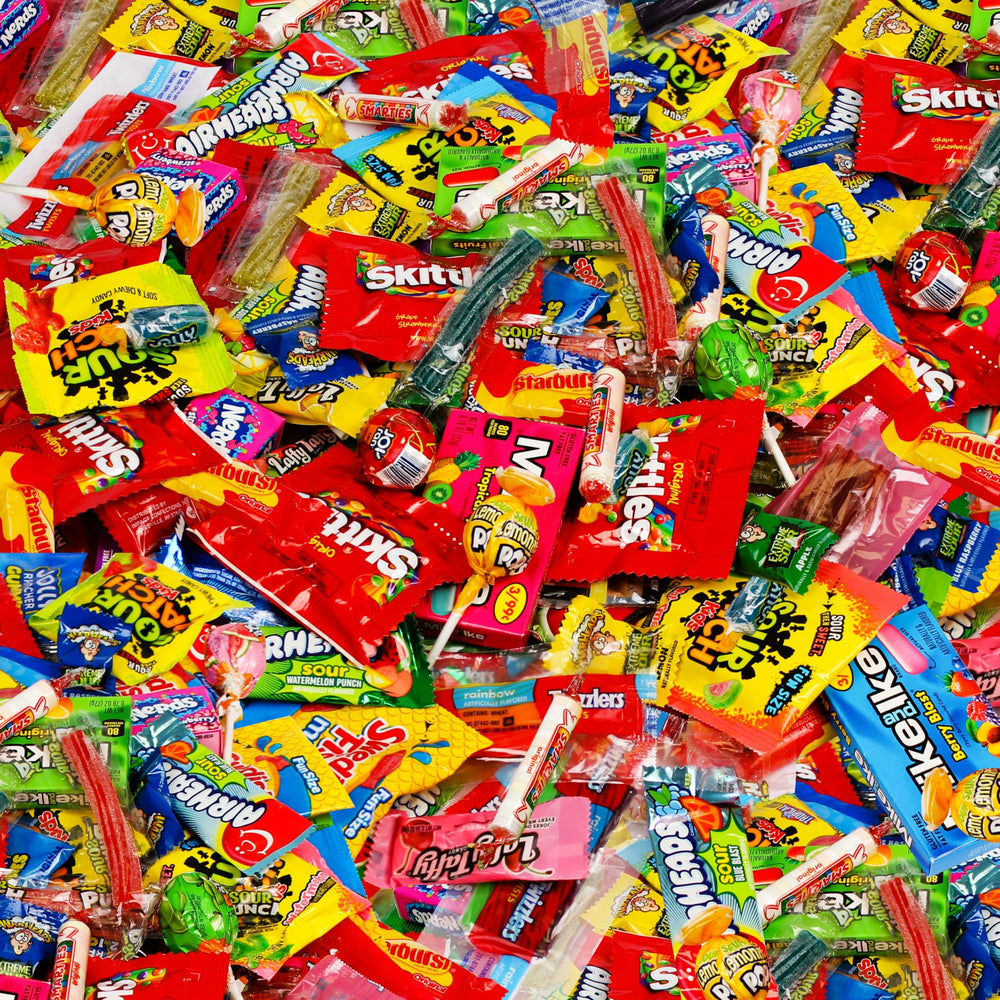 One Candy Way care packages delight recipients with wrapped sweets.