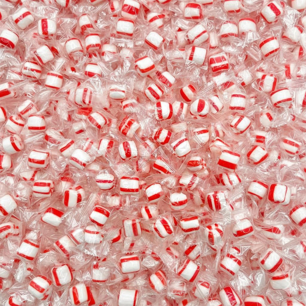 ONE CANDY WAY Soft Peppermint Puffs arranged in a dish for guests