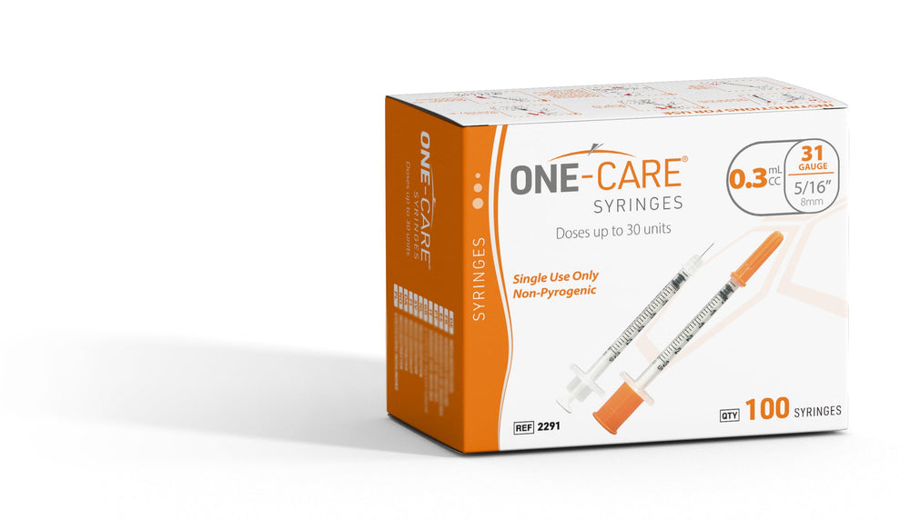 ONE-CARE syringe ready for home or lab use across tasks