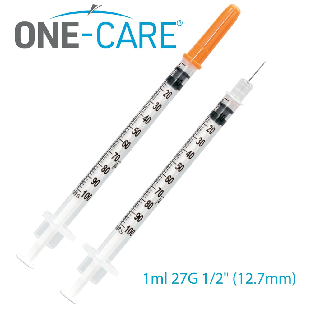 Syringe scale with visible graduations by ONE-CARE for easy reading
