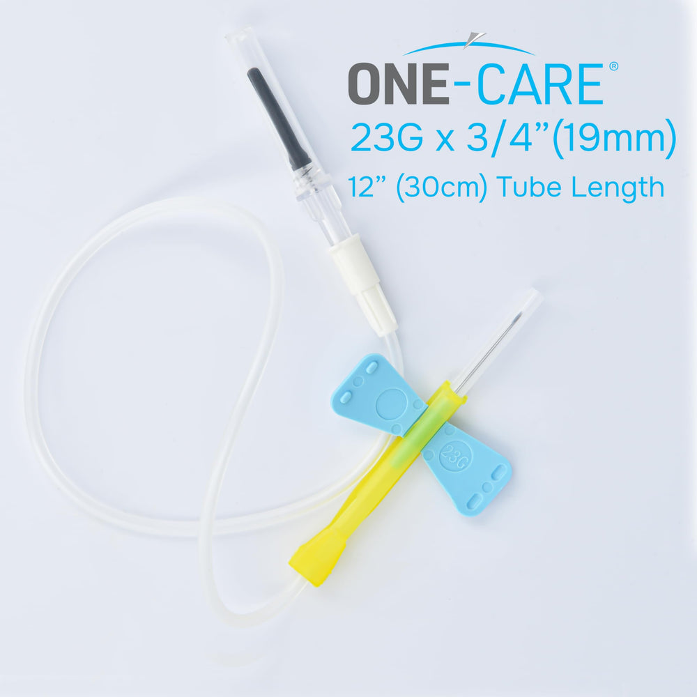 ONE-CARE transparent 12-inch tube offers clear visibility of flow