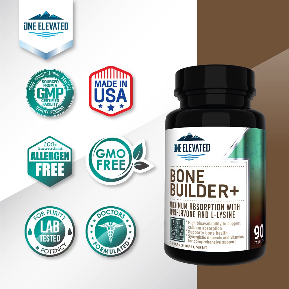 One Elevated Bone Builder made in USA stamp highlights quality manufacturing.