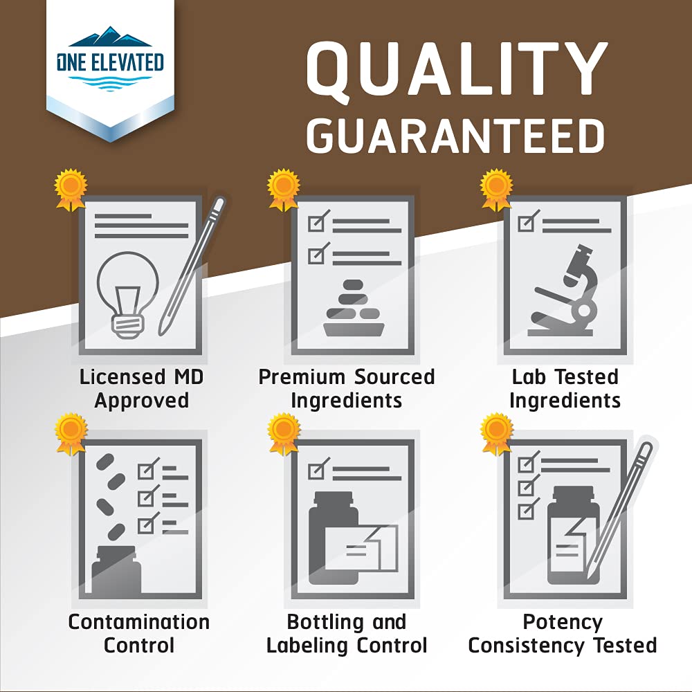 One Elevated Bone Builder third-party tested seal signals product safety.