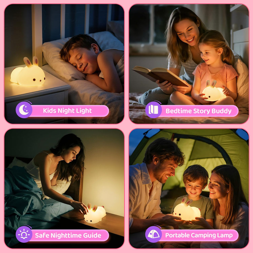 One Fire bunny night light makes a thoughtful Easter or birthday gift for kids.