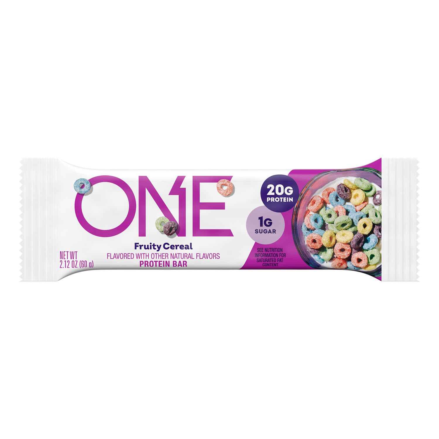 ONE Fruity Cereal bar for hiking or travel energy.