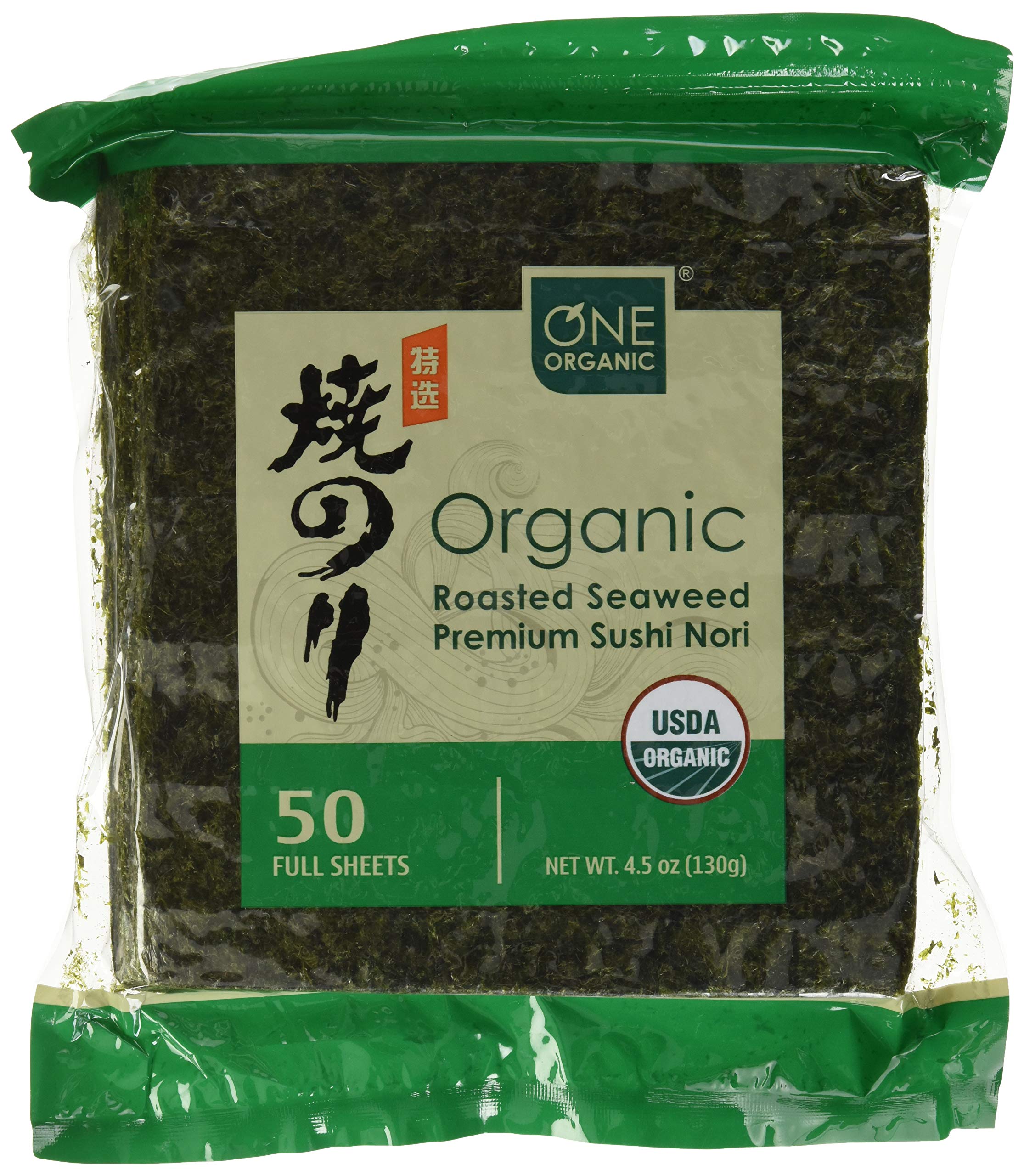 One Organic nutrition label highlights vitamins and minerals per sheet