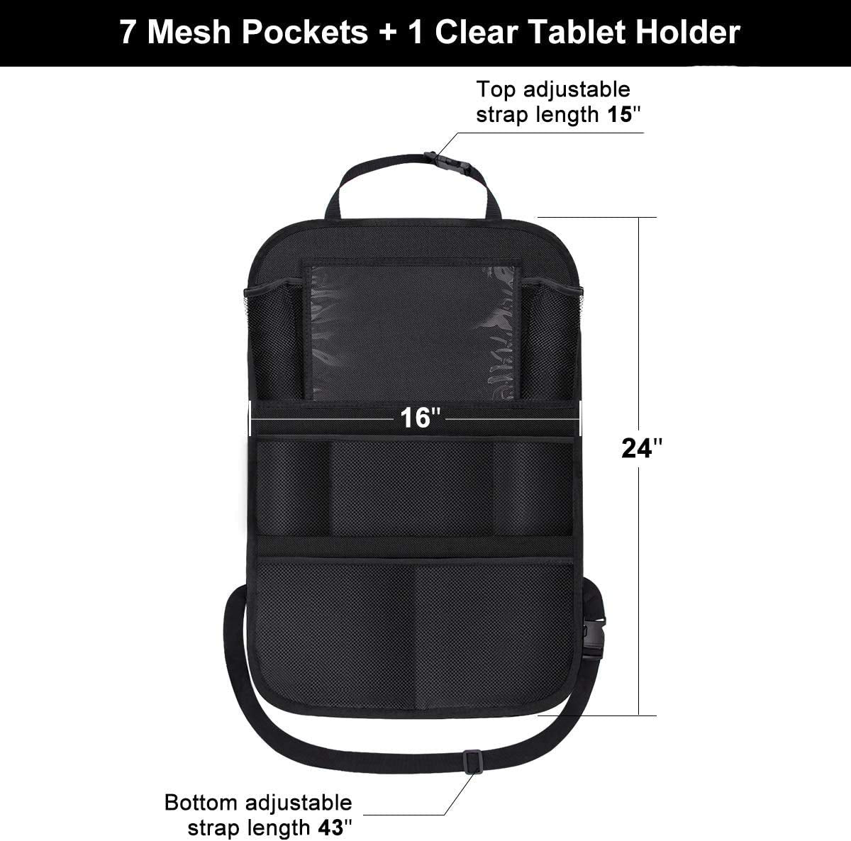 ONE PIX waterproof seat protector shields seats from spills and messes