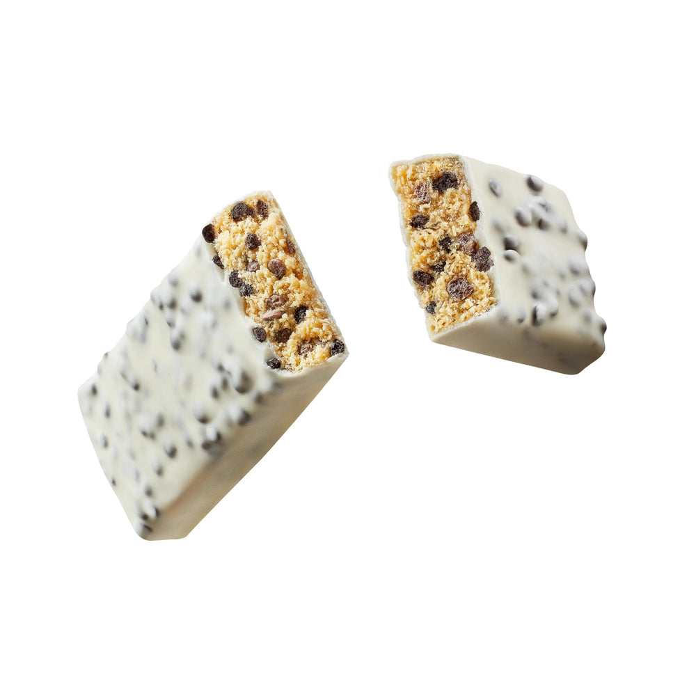 ONE Protein Bar cookies n creme bite reveal creamy filling