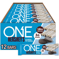 ONE Protein Bar cookies n creme front view for quick protein boost