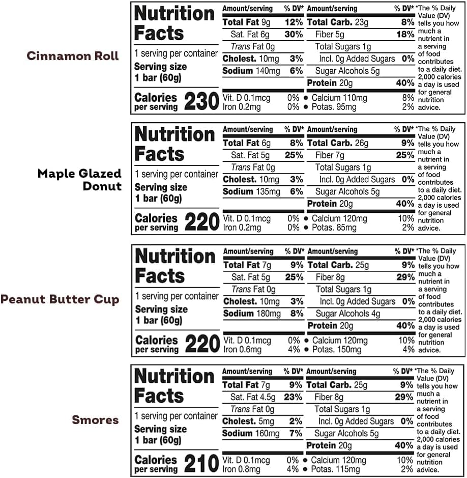 ONE Protein Bars sampler flavors display for quick energy on the go.
