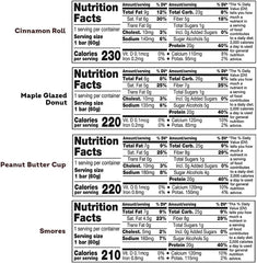 ONE Protein Bars sampler flavors display for quick energy on the go.