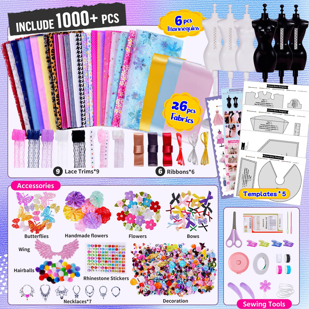 ONE TO FOUR complete tool set supports versatile fashion projects