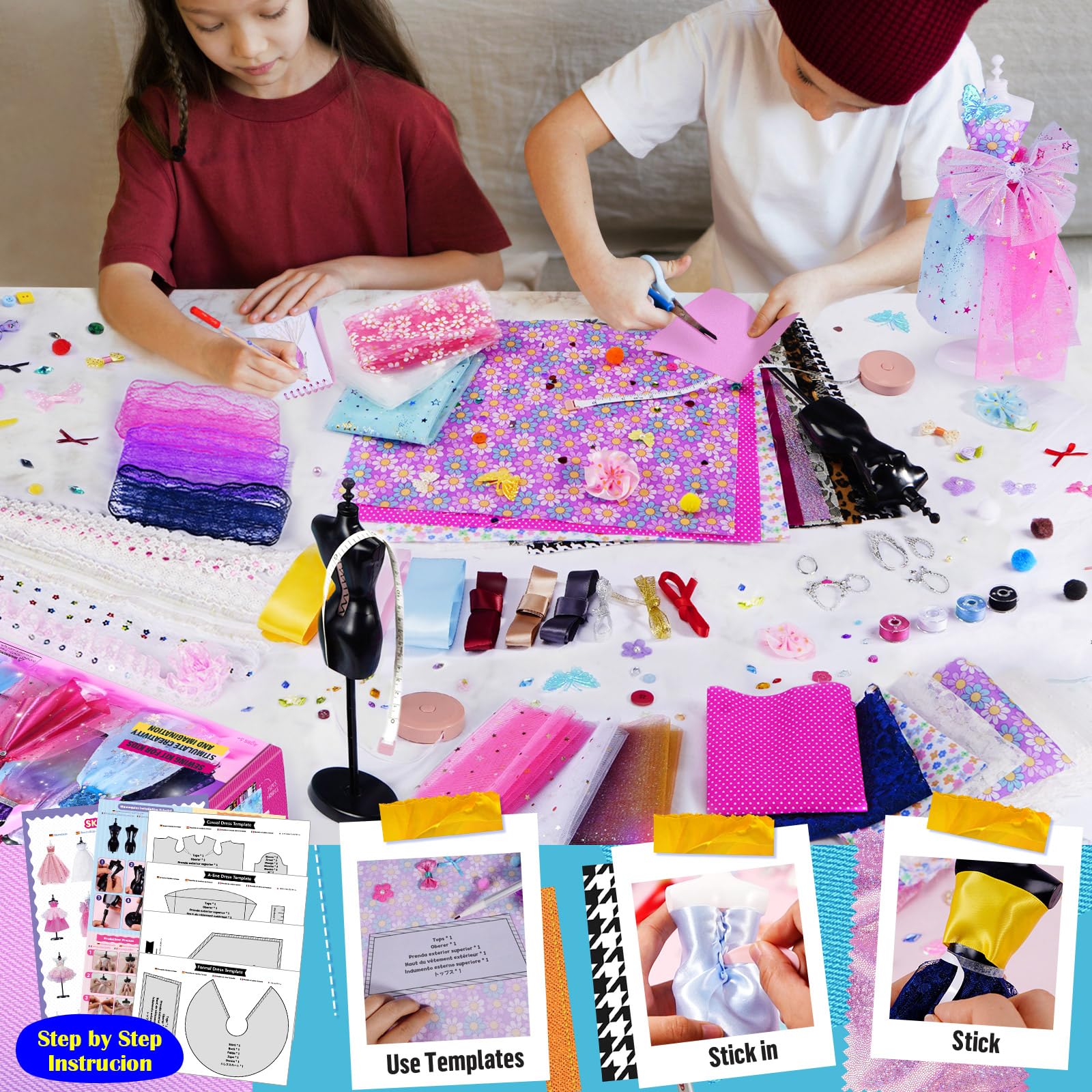 ONE TO FOUR gift-ready fashion kit inspires hours of creative play