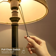 Oneach black table lamp enhances living room ambience with a modern silhouette