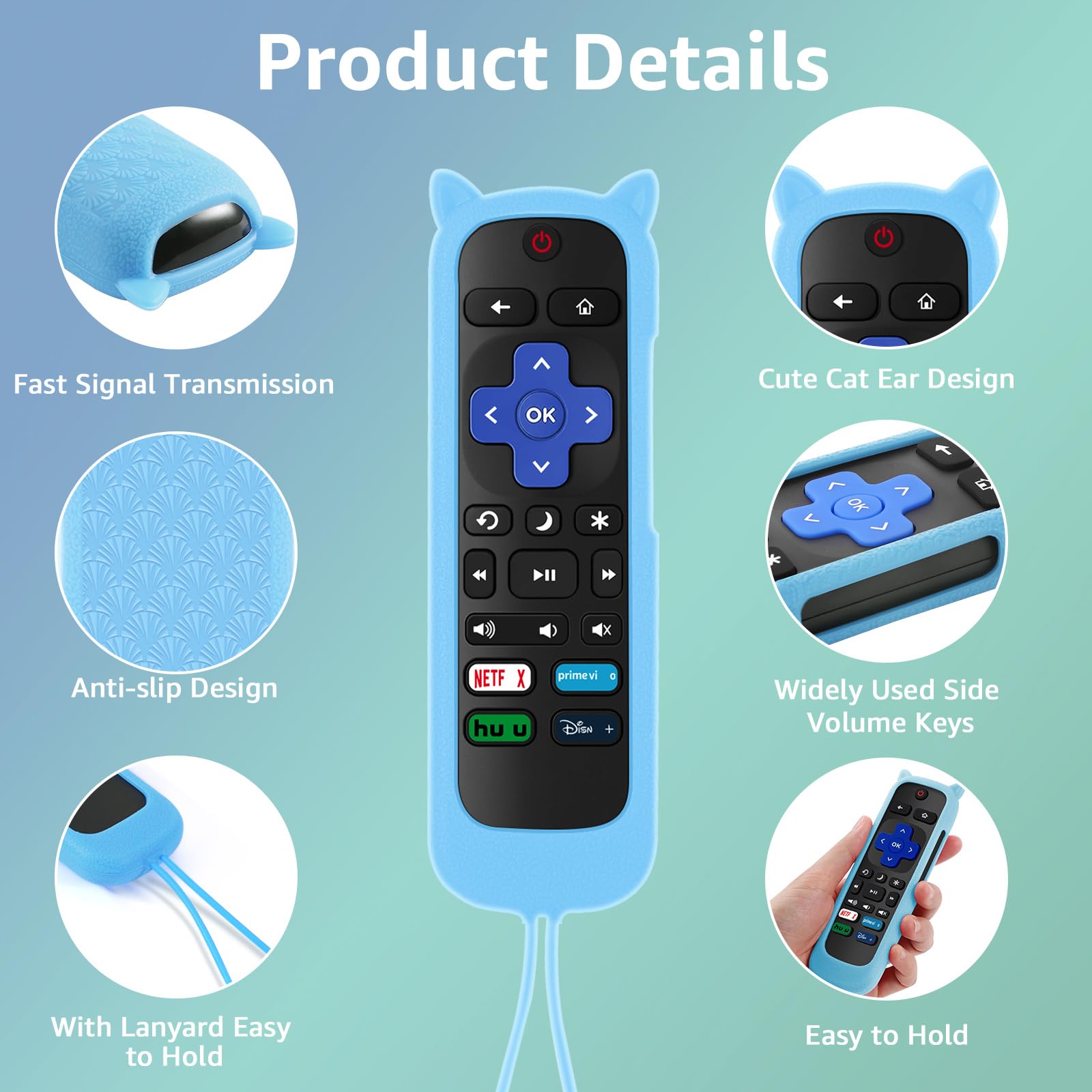 OneBom remote with shortcut keys for quick access.