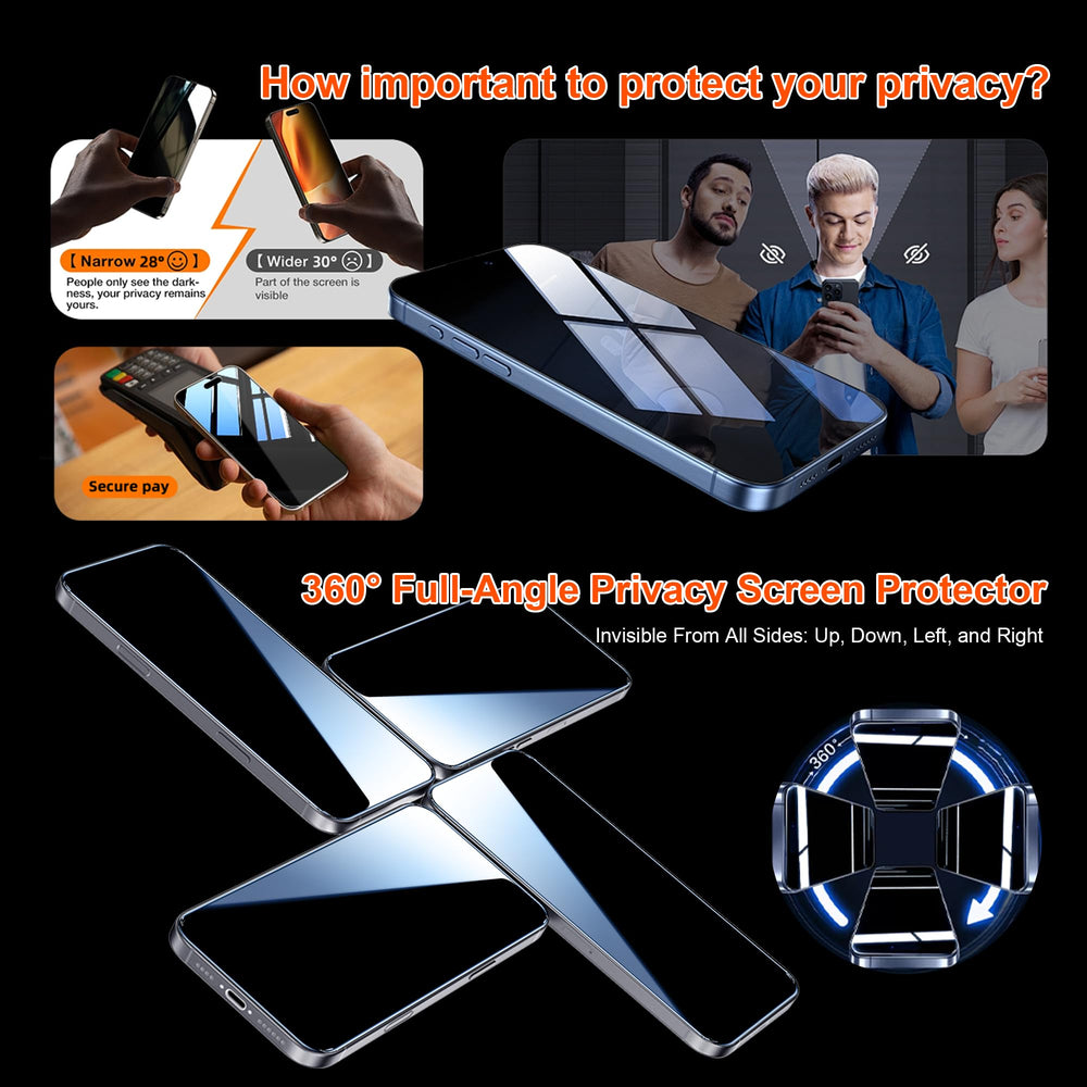 OneFish bubble-free installation ensures quick application on iPhone 17 Pro Max.