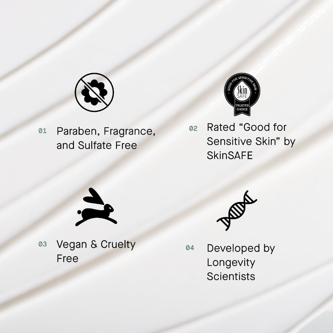 Fragrance-free OS-01 FACE packaging for sensitive skin.