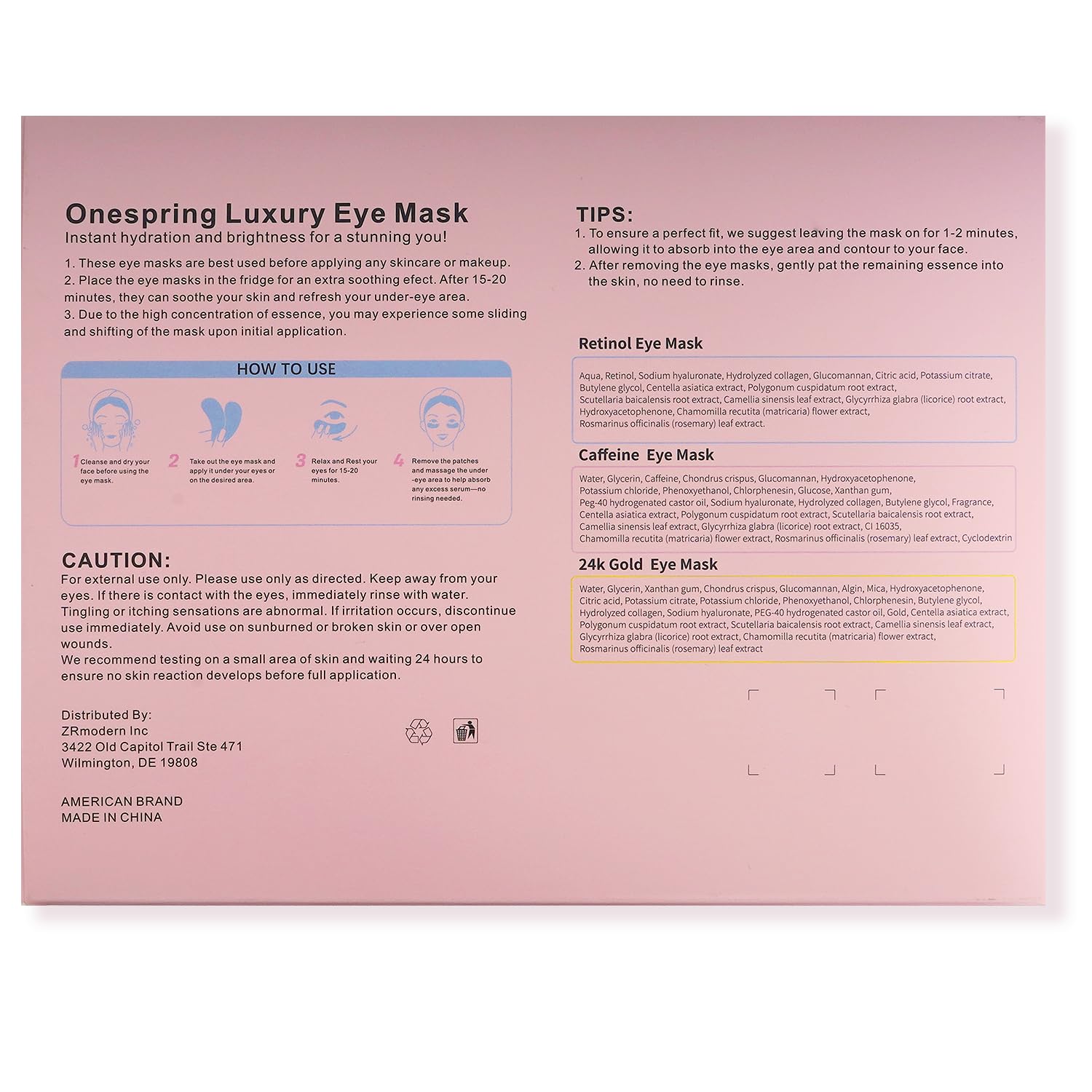 Onespring quick 15-minute at-home eye treatment
