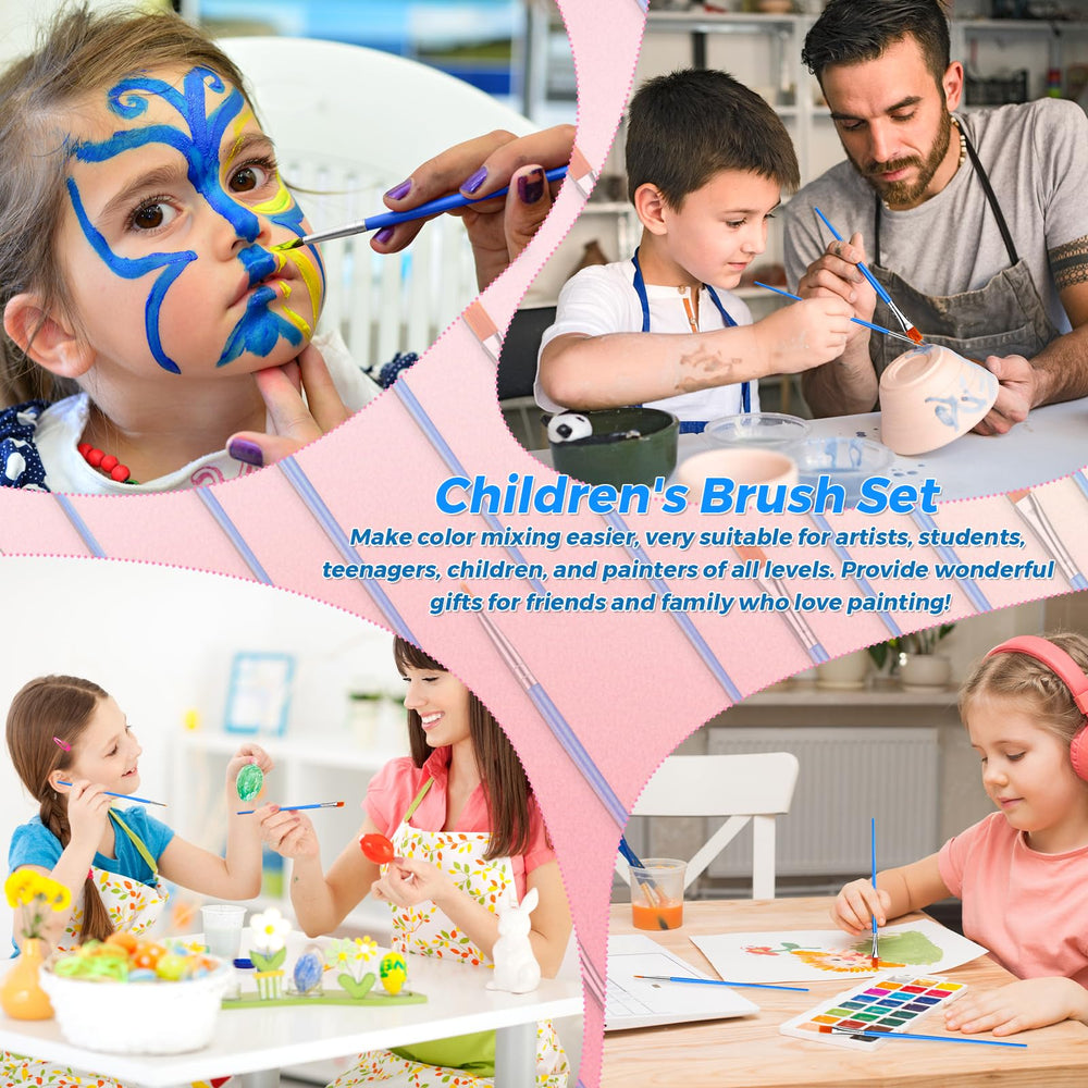 Ideal for watercolor, acrylic, face painting and crafts at home or school