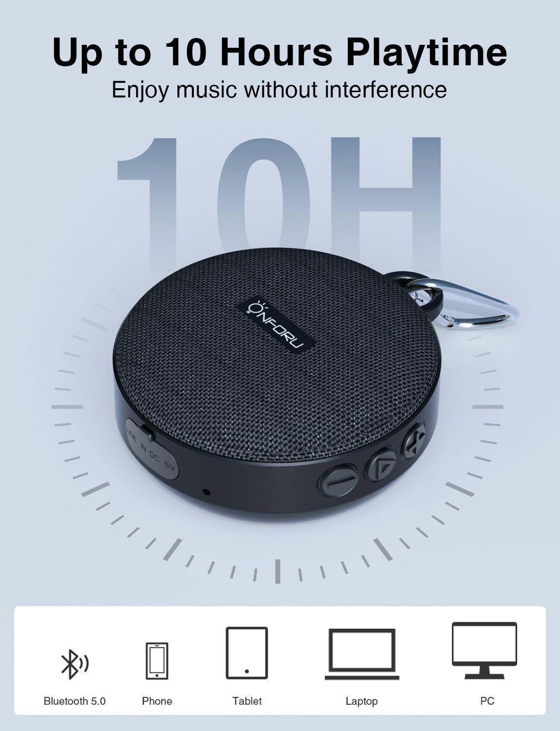 Onforu stereo sound performance enhances riding music and navigation cues