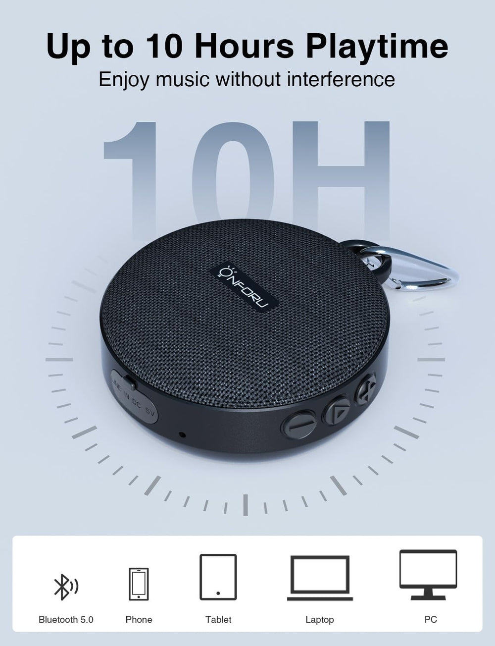 Onforu stereo sound performance enhances riding music and navigation cues