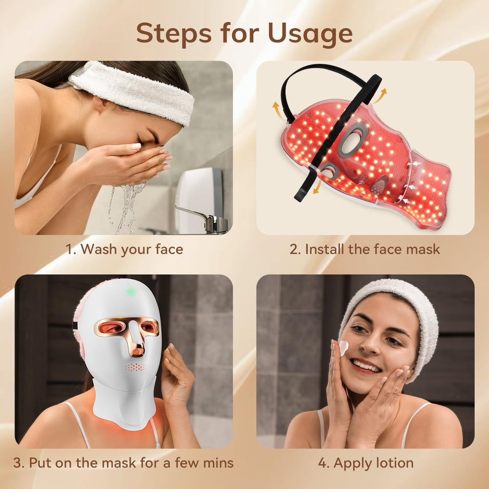 ONLUKY mask in use during yoga for a calming routine