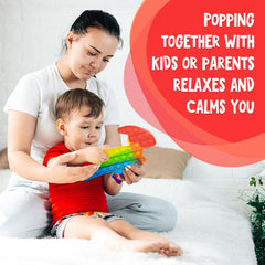 Only U dino-shape-1 - tactile silicone bubbles for focused play.