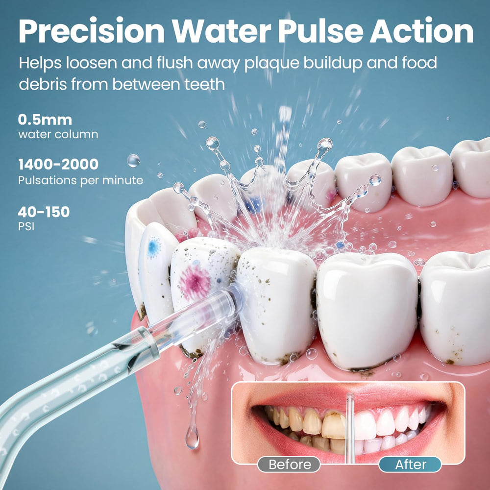 Onlyone device with adjustable pressure settings for braces care