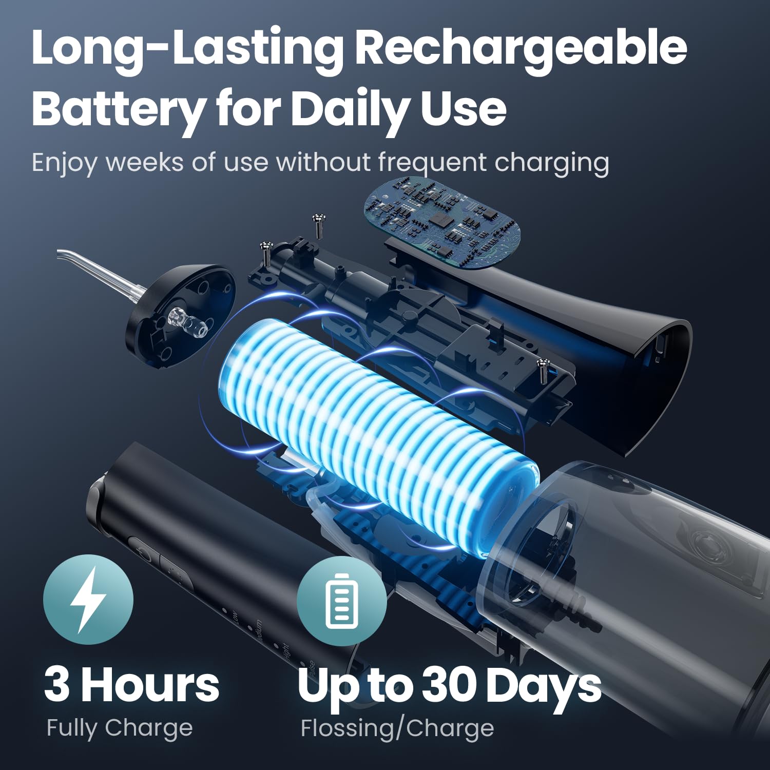 Onlyone long battery life up to 30 days per charge for daily use