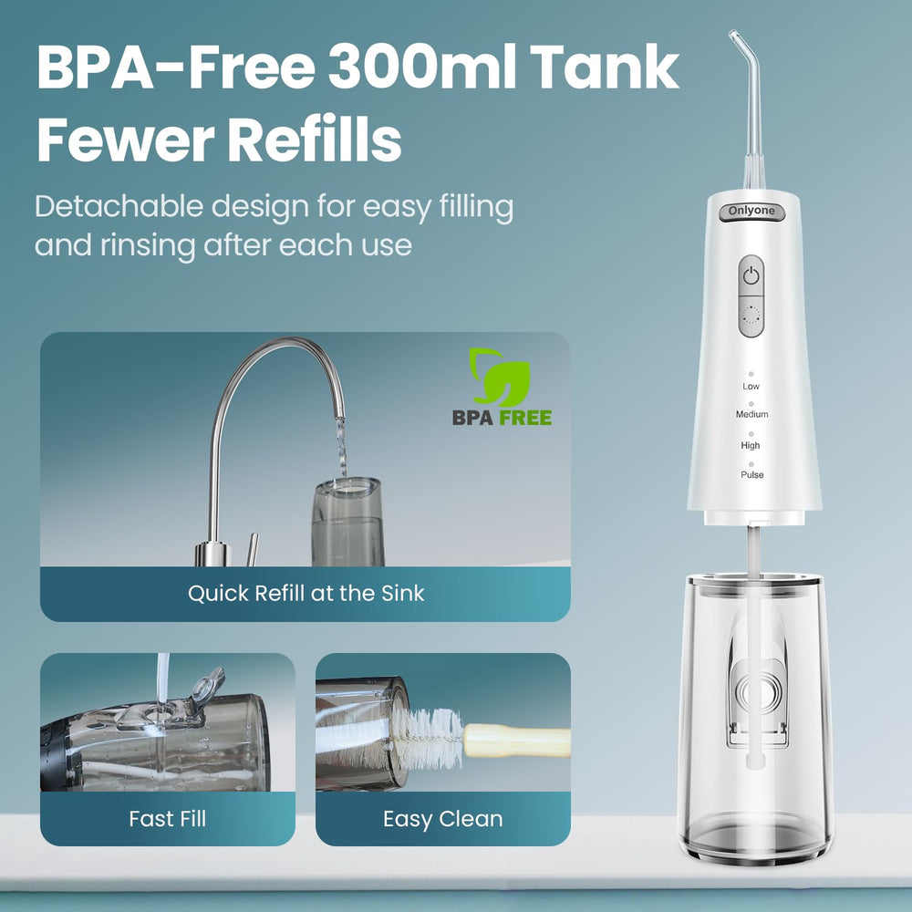 Onlyone nozzle replacement every three months for optimal hygiene