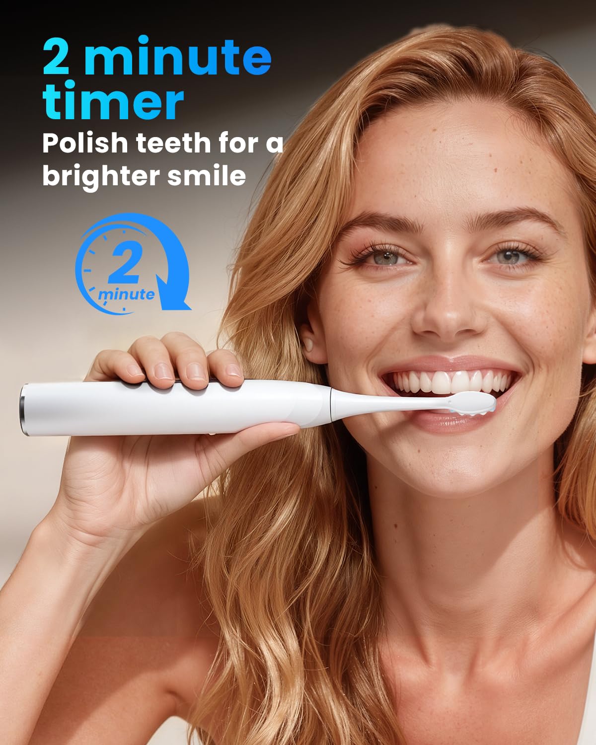 Onlyone Sonic Toothbrush charging base enables convenient wireless charging at home