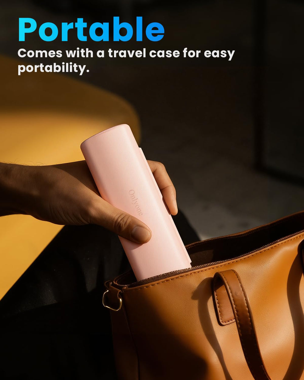 Onlyone travel case keeps your toothbrush organized on the go.