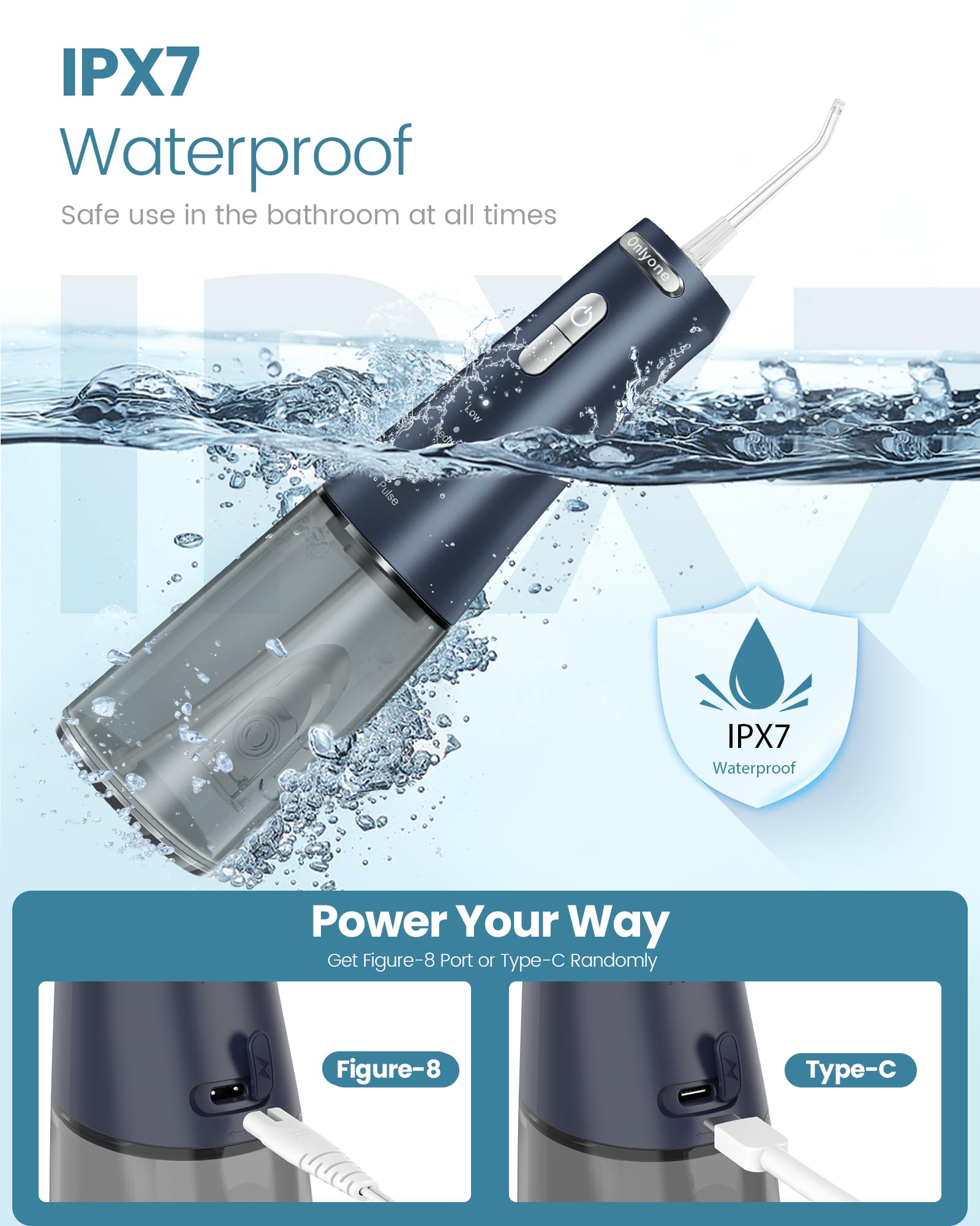 Onlyone portable design is ideal for travel and home readiness.