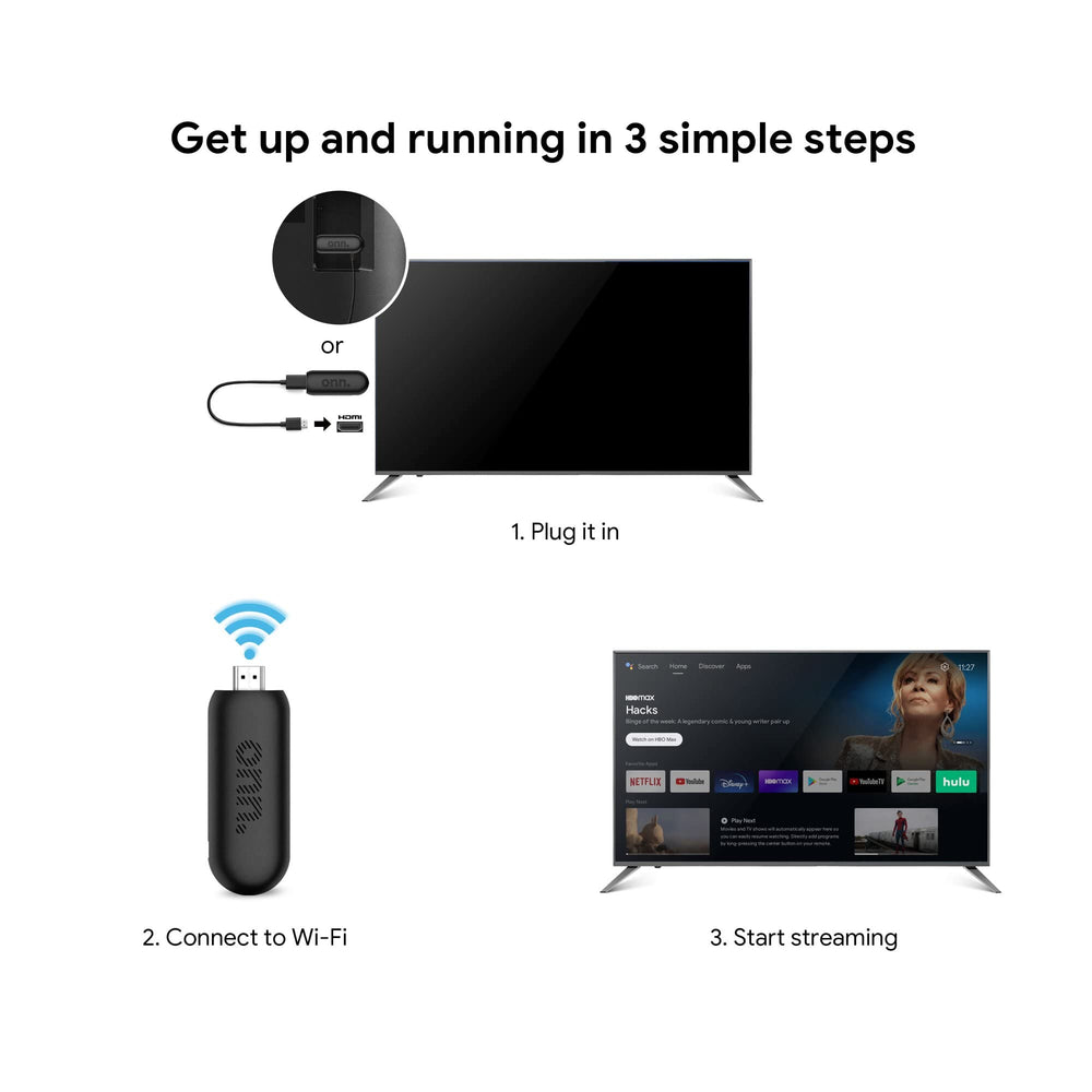 ONN offers 700,000+ shows and apps via built-in entertainment.