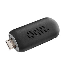 ONN remote with microphone ready for hands-free voice search and control.