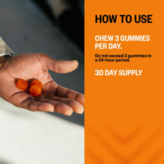 ONNIT Alpha Brain Neuro Gummies pour from bottle for quick, tasty focus.