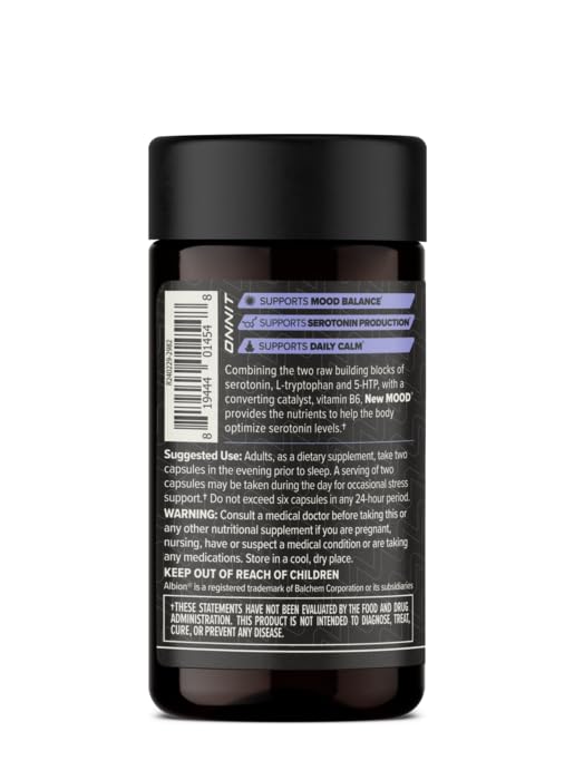 ONNIT New Mood valerian and chamomile extract on label