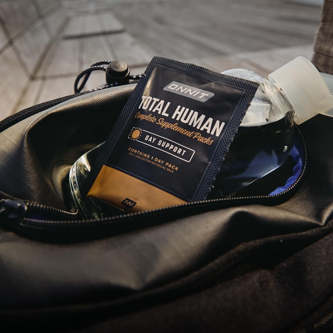 ONNIT Total Human complete packaging box with packs displayed