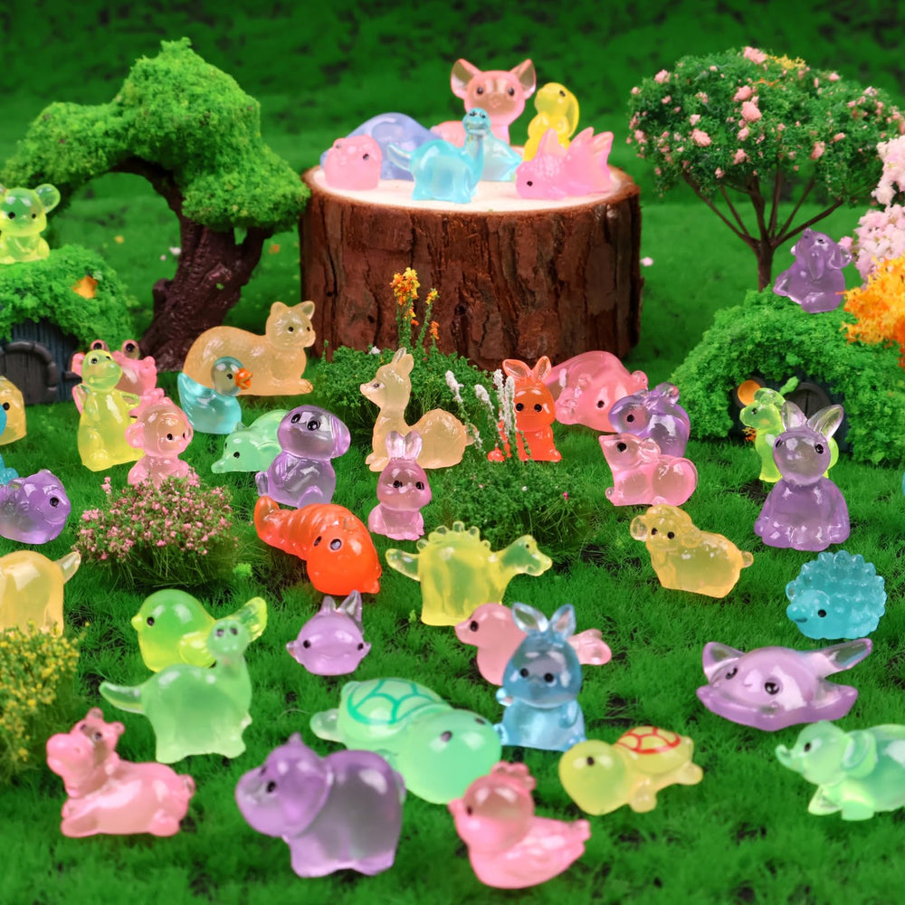 Onsioesd luminous resin animals for party favors and gifts