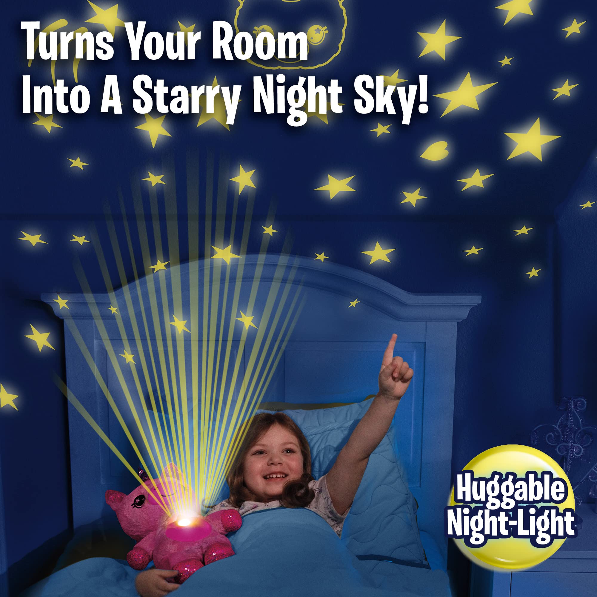 Ontel Star Belly Dream Lites Unicorn rotates stars for a gentle lull