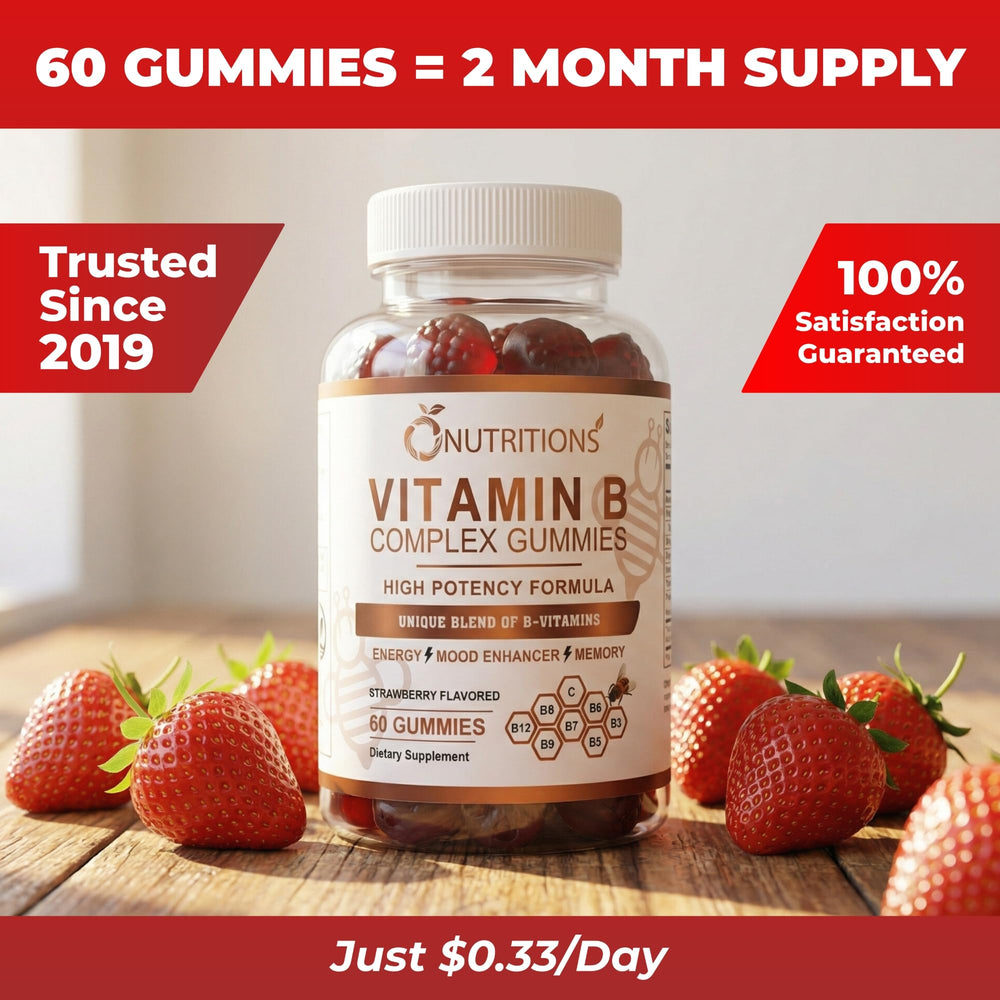 O NUTRITIONS Plant-forward diet friendly gummies designed for vegan lifestyles.