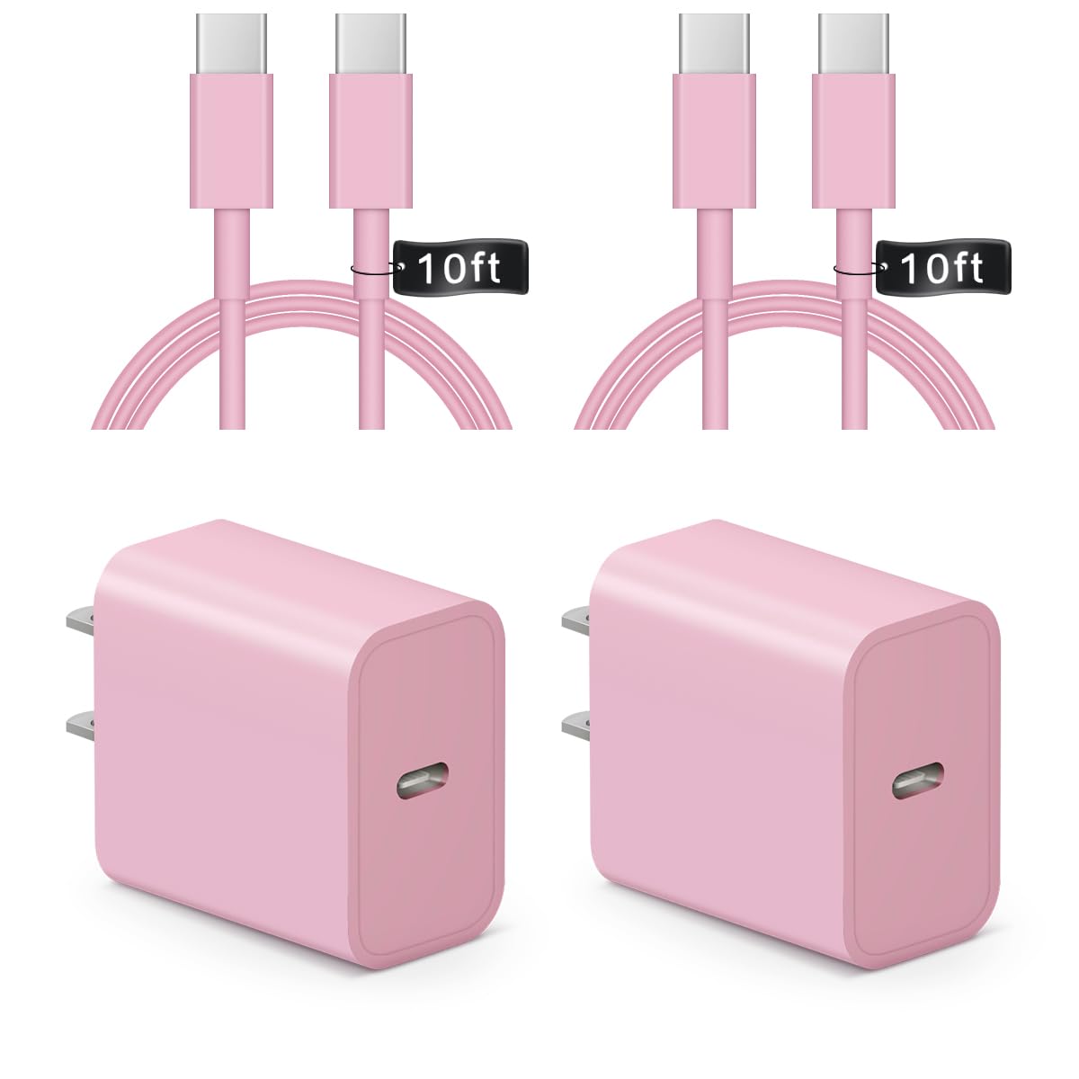 ONXROM 20W USB-C charger block powering iPhone 17 safely