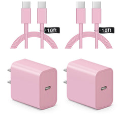ONXROM 20W USB-C charger block powering iPhone 17 safely