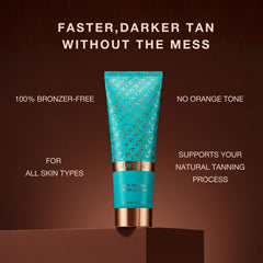 Onyx Strongest Dark Tanning Accelerator Lotion cream texture closeup highlights quick absorption and hydration.