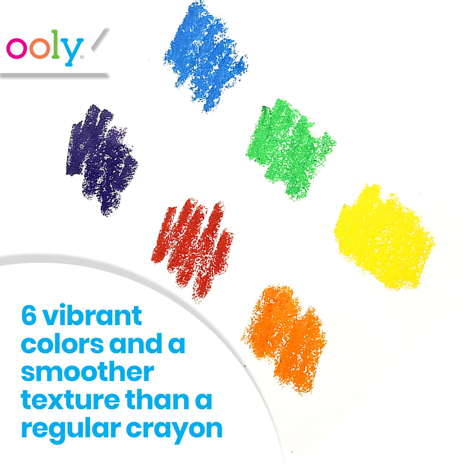 Ooly Smooth Stix gel crayons compact case keeps colors portable.