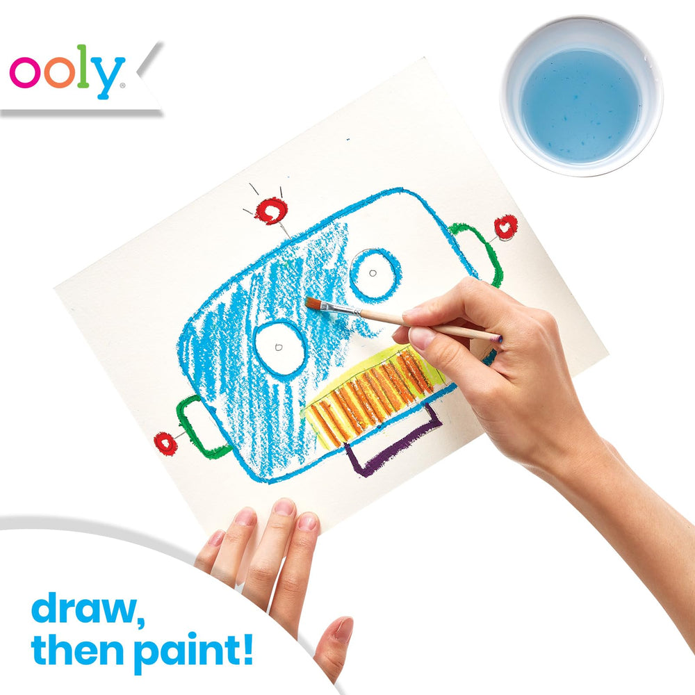 Ooly Smooth Stix gel crayons glide smoothly on paper and windows for effortless color.