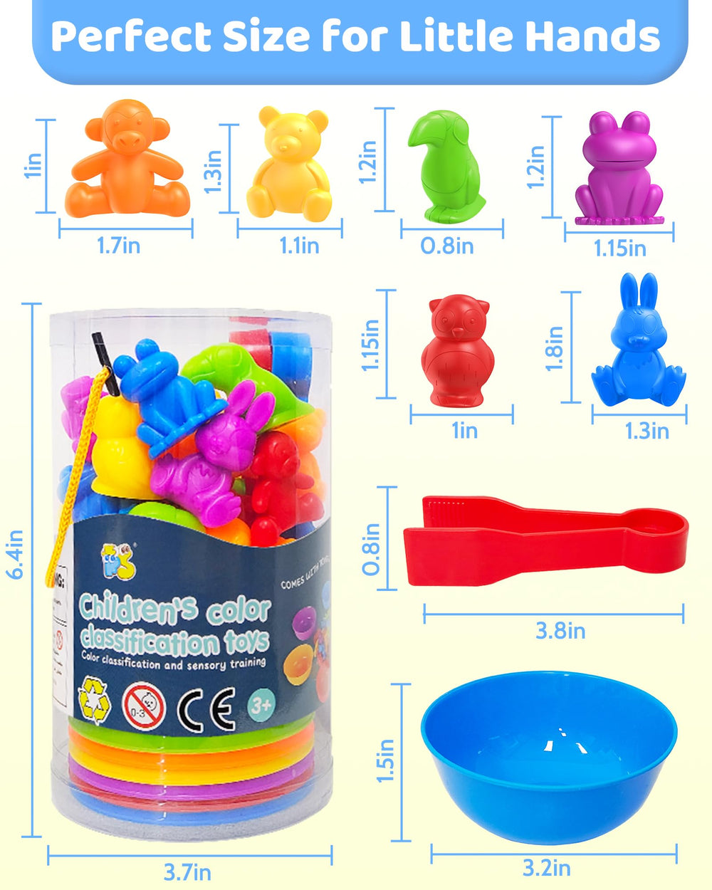 Oomloid durable storage bucket keeps pieces tidy after play.