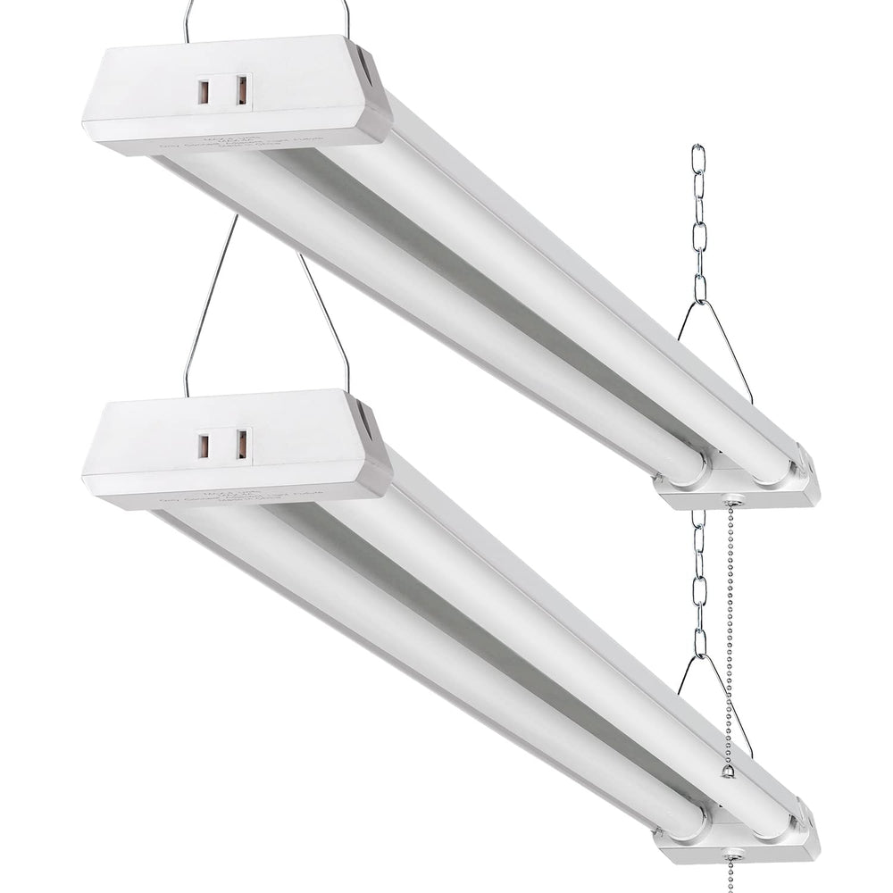 OOOLED 4ft linkable LED shop light providing bright, even coverage for garages