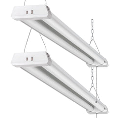 OOOLED 4ft linkable LED shop light providing bright, even coverage for garages