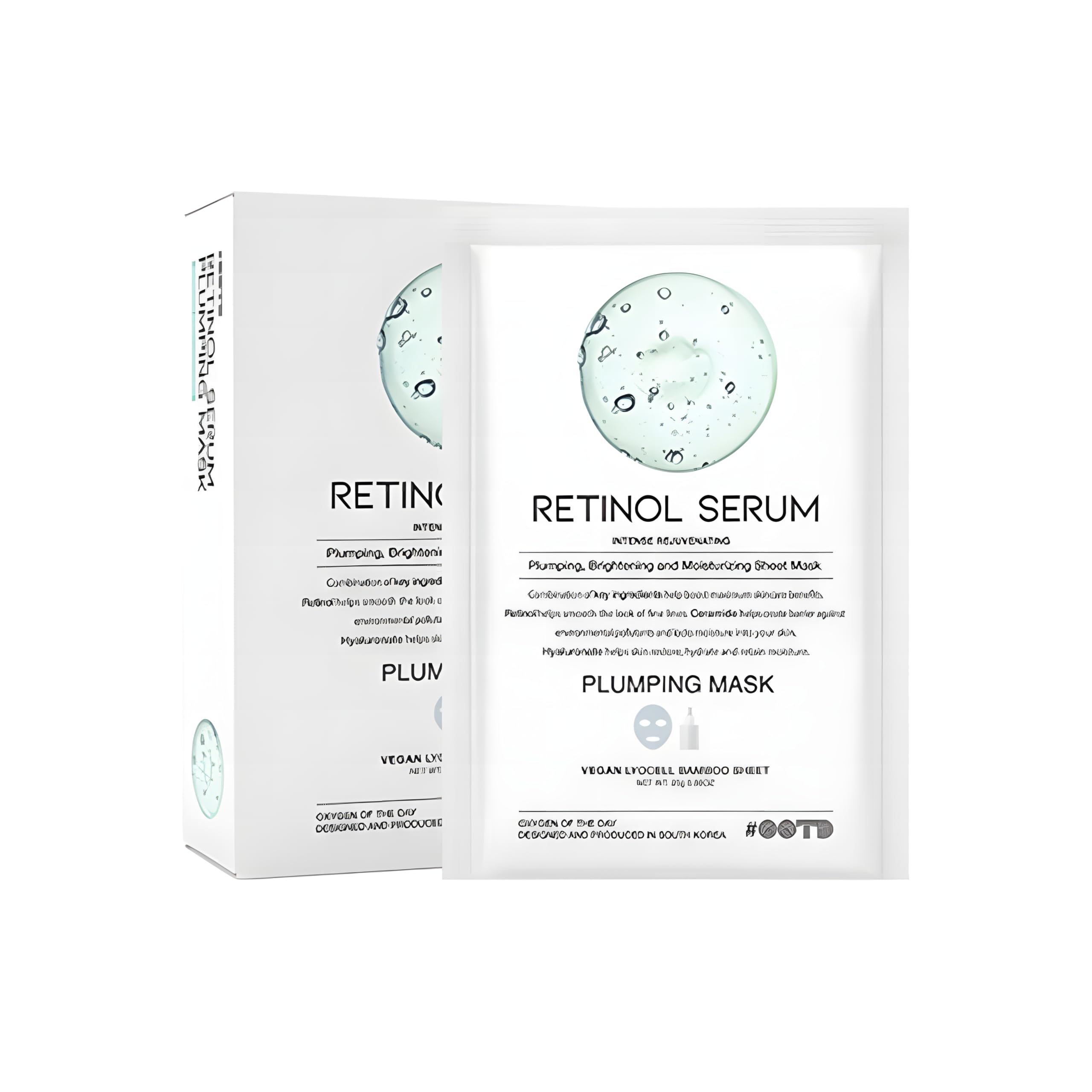 OOTD rejuvenating retinol sheet mask packaging for firmer, hydrated skin.